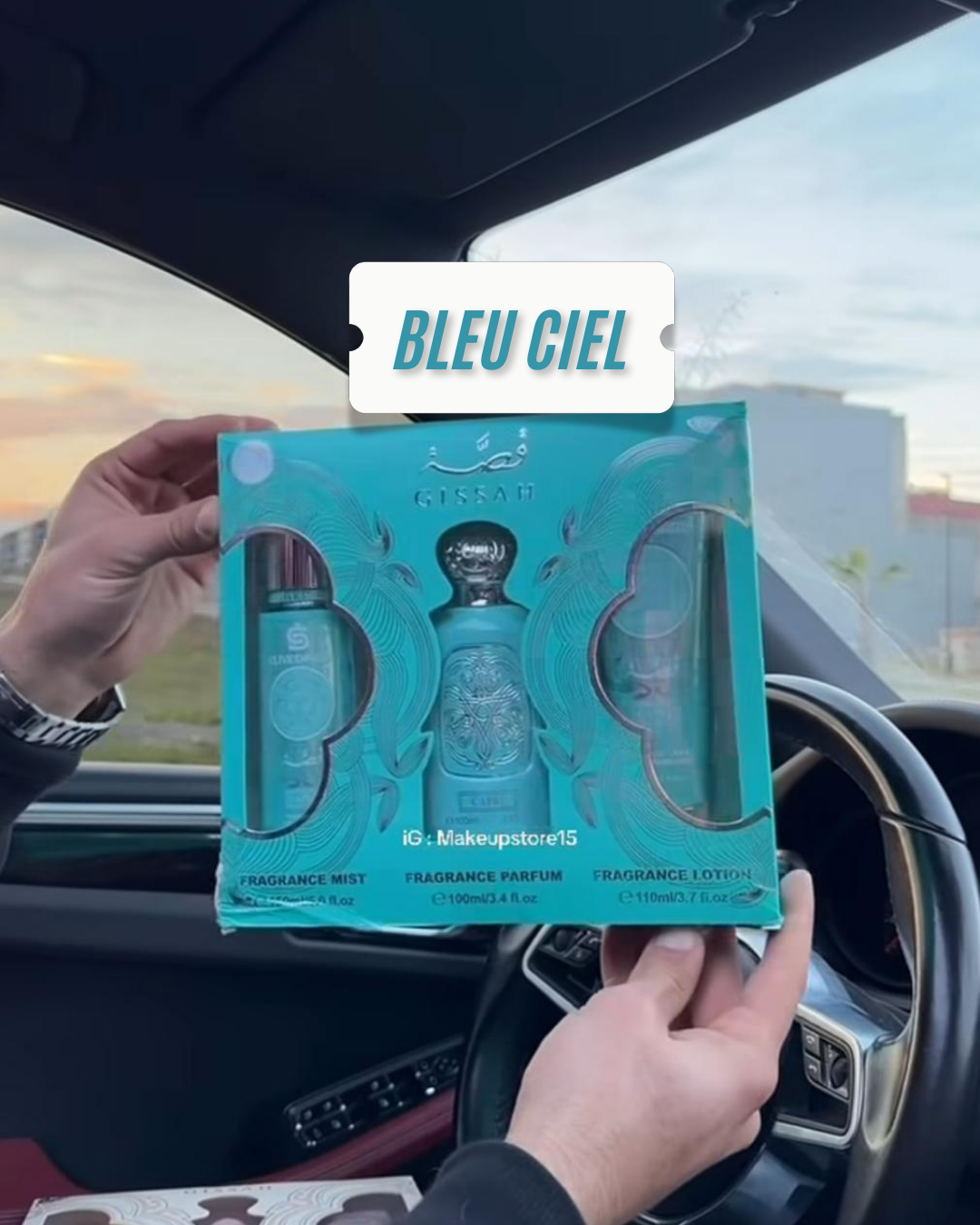 ✨ OFFRE SPÉCIALE –  2 Coffret Parfum GISSAH 249 DH ✨