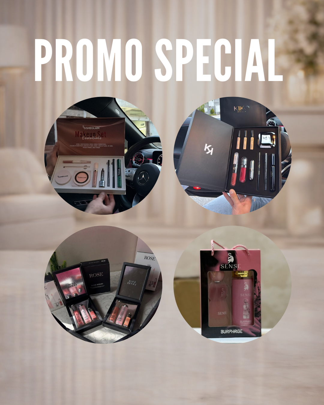 PROMO SPECIAL = KIKO+SHEGLAM+GOOD GIRLS+LIPS STICK
