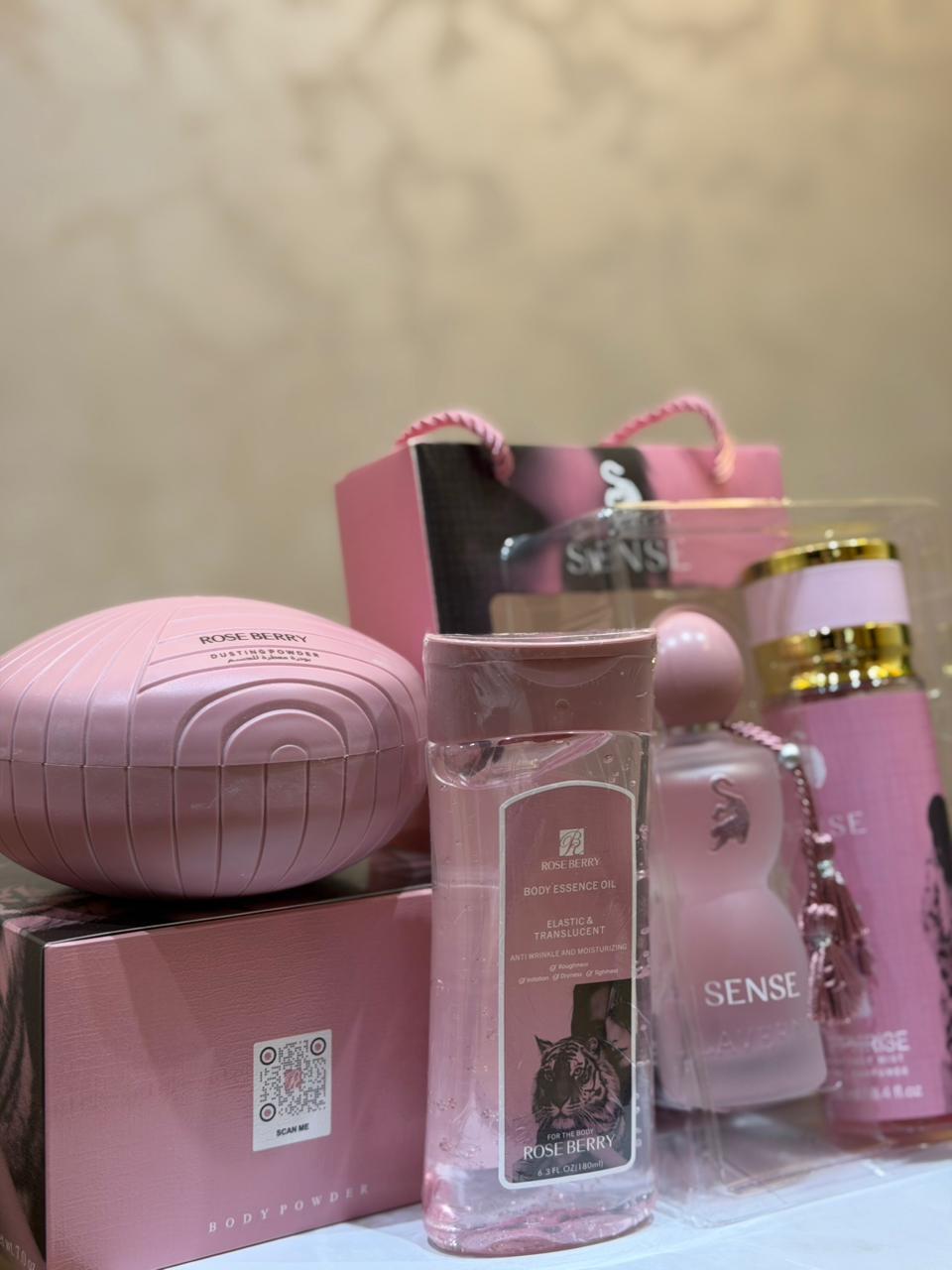 PROMO SPECIAL GEORGINA + BODY ESSENCE OIL + DUSTING POWDER