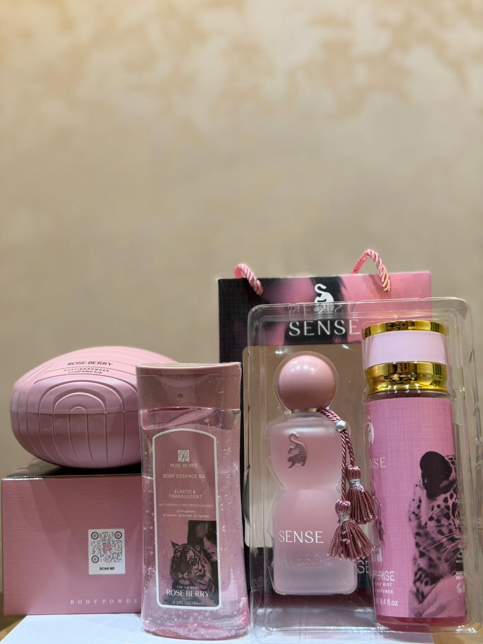 PROMO SPECIAL GEORGINA + BODY ESSENCE OIL + DUSTING POWDER